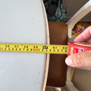 Extendable Wooden Dining Table & 6 Chairs - Image 6