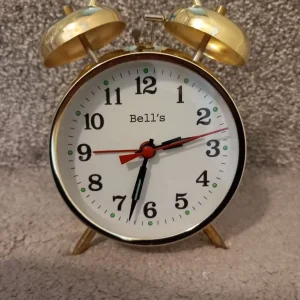 Wind-up double bell clocks - Image 3