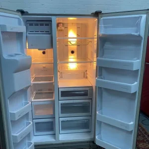 Samsung Grey American Double Door Fridge Freezer with Water and Ice Dispenser - Image 5