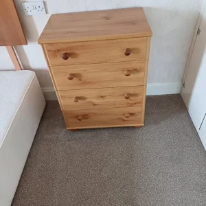 Pair of pine chest of drawers - Image 2