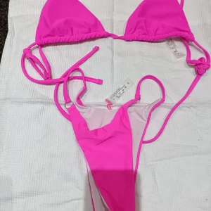 Hot pink bikini