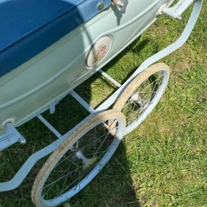 Vintage Coach Built Doll Pram-Original Cover & Hood - Image 6