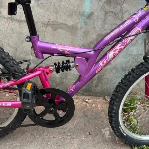 Apollo FS20 20-inch girls bike – purple and pink - Image 7