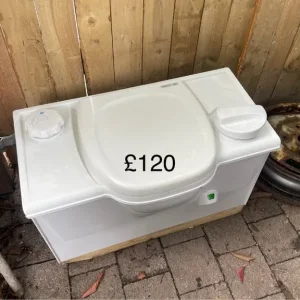 Thetford Chemical Toilet White Camper Caravan Conversion Mancave Gardenroom Dayvan - Image 2