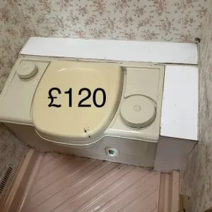 Thetford Chemical Toilet White Camper Caravan Conversion Mancave Gardenroom Dayvan - Image 3