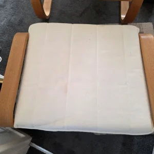 Ikea Poang chair and footstool - Image 2