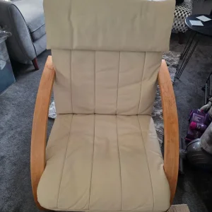 Ikea Poang chair and footstool - Image 3