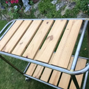 Tea trolly industrial mid century style - Image 7