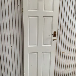 Pine internal 6 panel door white 196cm x 67cm