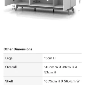 TV stand for up to 60 inch TVs - Image 2
