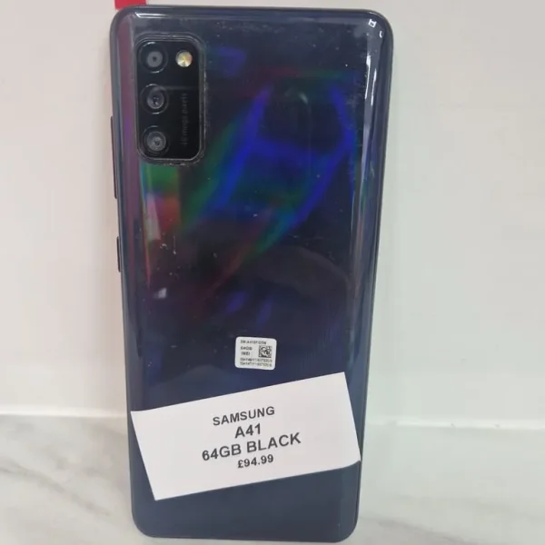 SAMSUNG A41 BLACK 64GB UNLOCKED