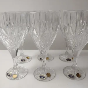 6 x Bohemia Crystal wine glasses - Image 4