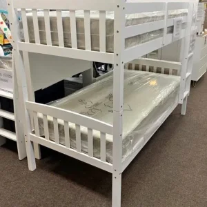 Single Ashton Wooden Bunk Bed with 2 Mattresses