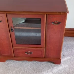 TV stand with CD racks