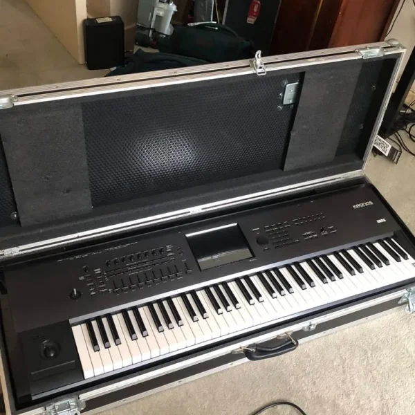 Korg Kronos 73 Music Workstation (first gen 2011) with flight case