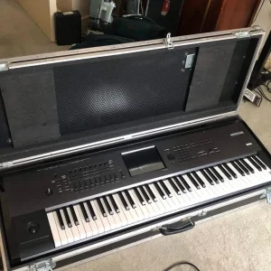 Korg Kronos 73 Music Workstation (first gen 2011) with flight case