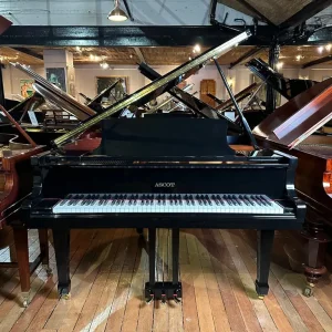 Ascot GP-148 Baby Grand Piano – Black Gloss, Fully Tuned, Includes Stool and 5-Year Warranty - Image 2
