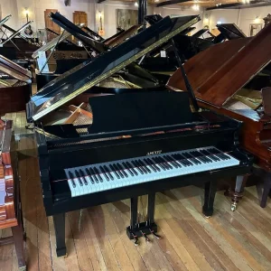 Ascot GP-148 Baby Grand Piano – Black Gloss, Fully Tuned, Includes Stool and 5-Year Warranty - Image 3