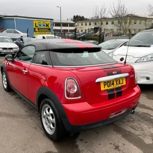 2014 MINI Cooper Coupe Petrol Manual – Bright Red, Great Condition - Image 4