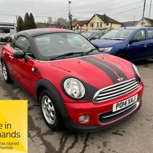 2014 MINI Cooper Coupe Petrol Manual – Bright Red, Great Condition