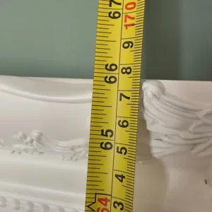 Full Length White Mirror with Stand - Image 4