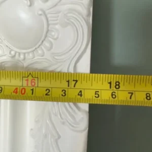 Full Length White Mirror with Stand