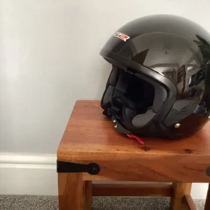 LS2 OF561 Wave open faced motorbike helmet as new - Image 3