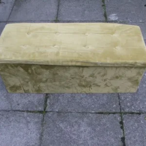 Ottoman Folding Storage Box Footstool Seat - Image 2