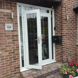 White Double Glazed French Doors - Image 2