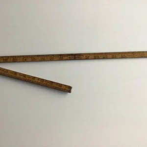 Vintage RABONE CHESTERMAN 36” 3 hinged wooden ruler. Number: 1162 - Image 7