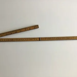 Vintage RABONE CHESTERMAN 36” 3 hinged wooden ruler. Number: 1162 - Image 8