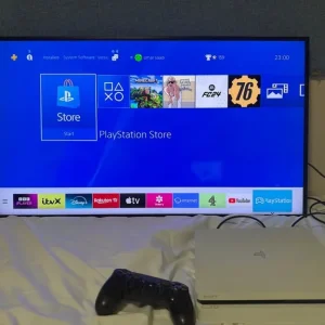 Ps4 slim 500 GB and a controller
