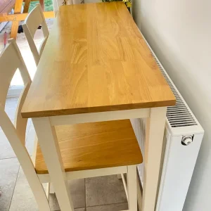 Kitchen breakfast set, table and two chairs - Image 3