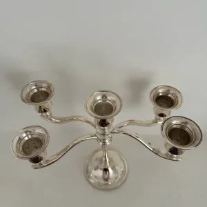 Silver candle holder - Image 2