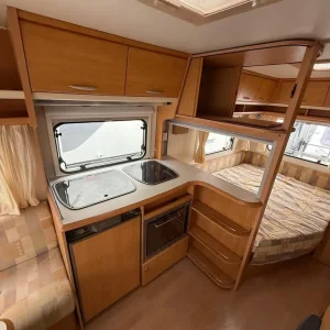 Lunar Chateau 470 Compact Fixed Bed Side Washroom - Image 6