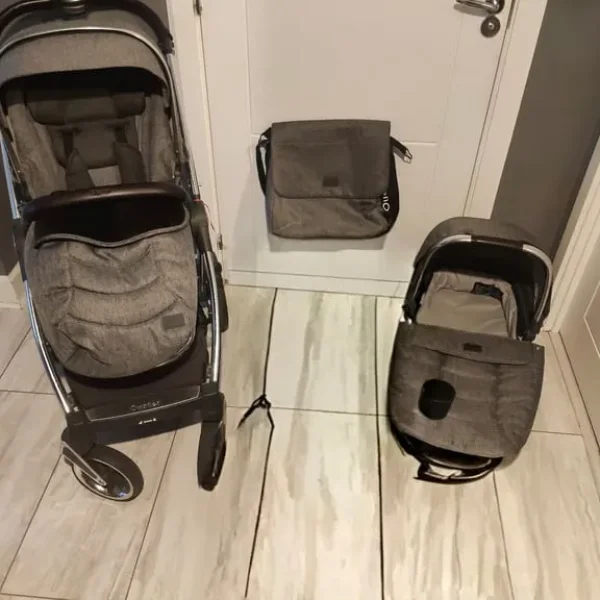 Oyster 3 Pram Pushchair Gray