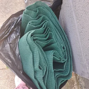 Breathable awning carpet