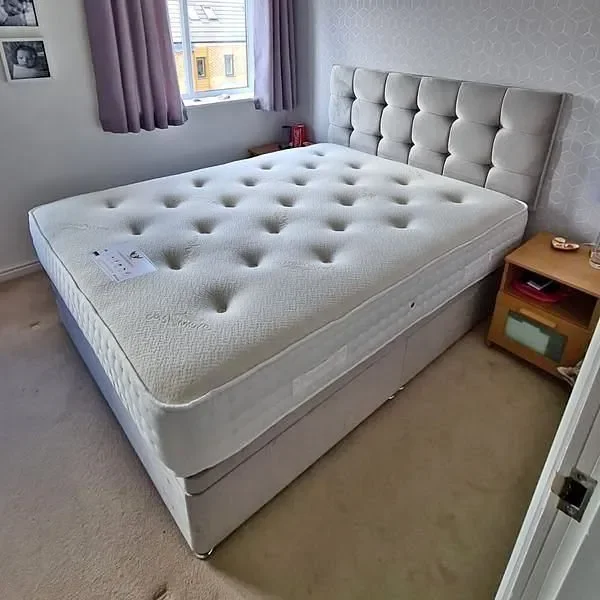 Super King Size Divan Bed with Mattress