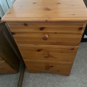 Pine Bedside Cabinet