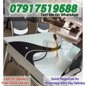 extendable dining table and chairs - Image 4