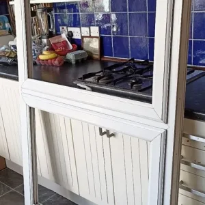 Used UPVC window, 1080mm x 1680mm, no glass - Image 2