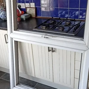Used UPVC window, 1080mm x 1680mm, no glass - Image 5