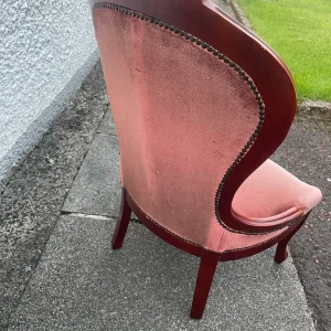 Pink button-backed chair - Image 6