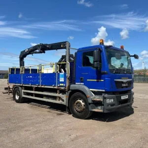 MAN 18 TONNE ERB TG-M 18 250 REAR MOUNTED HMF CRANE