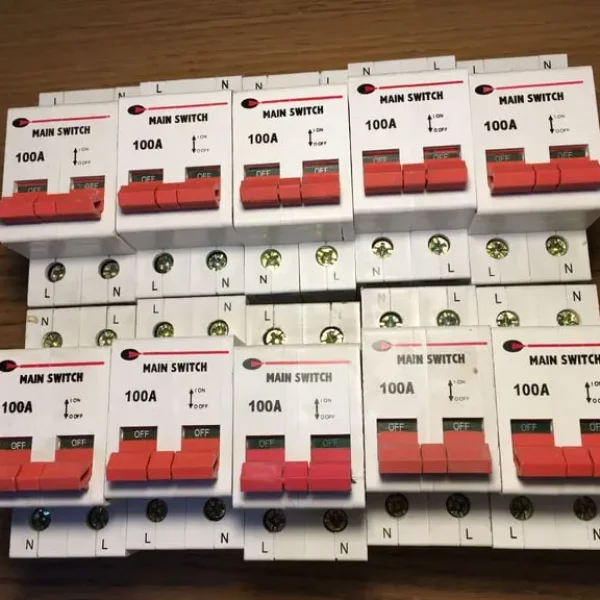 10 x CGD-100MS 100A Main Switches