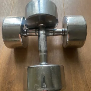 8 KG Chrome Dumbbells - Image 2