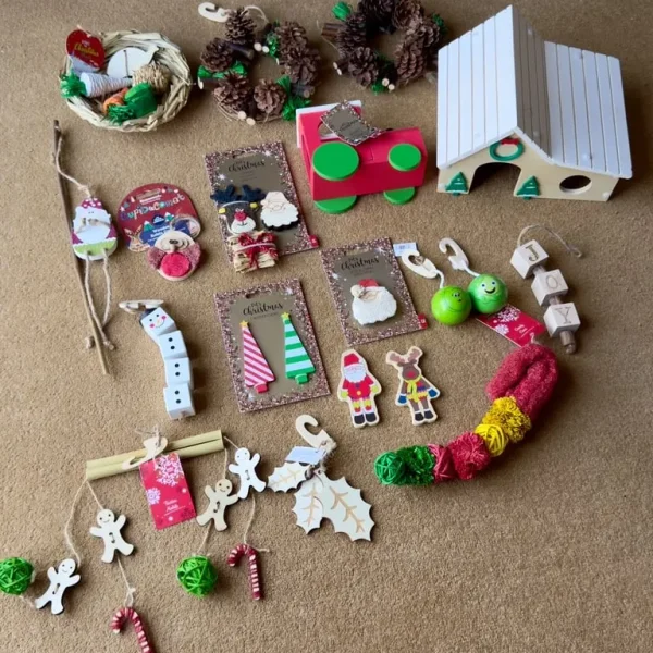 Small animal Christmas bundle - hamster, gerbil, mouse toys