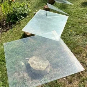 Greenhouse glass panes
