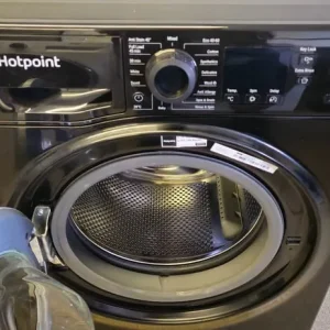 Hotpoint 8kg A-rated washing machine in black - Image 3