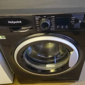 Hotpoint 8kg A-rated washing machine in black